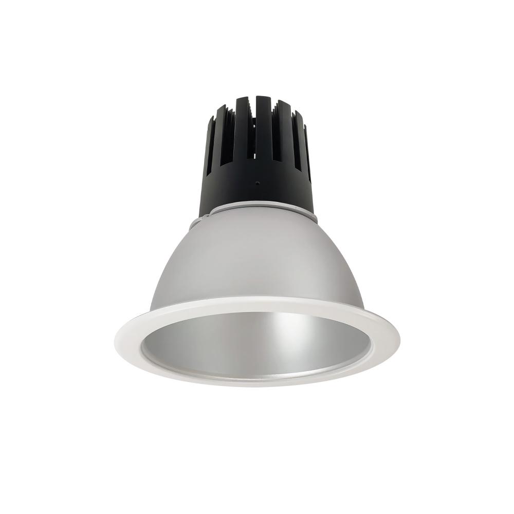6" Sapphire III Round Open Reflector, 3500lm, 3000K, Flood Optic, Haze Reflector/Matte Powder