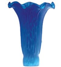 Meyda Yellow 10202 - 3"W x 5"H Blue Lily Shade