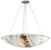Meyda Yellow 107806 - 30" Wide Metro Fusion Ramoscelli Inverted Pendant