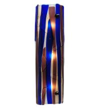 Meyda Yellow 111308 - 5"W Metro Fusion Midnight Glass Vanity Light