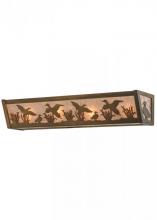 Meyda Yellow 113060 - 24"W Ducks in Flight Vanity Light