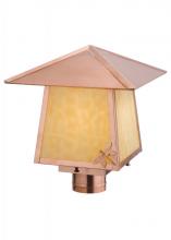 Meyda Yellow 113223 - 12"Sq Stillwater Dragonfly Post Mount