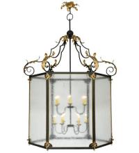 Meyda Yellow 116362 - 60"W Ganser Lantern Pendant