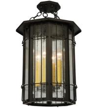 Meyda Yellow 120513 - 16"W West Albany 4 LT Pendant