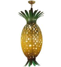 Meyda Yellow 120536 - 15"W Welcome Pineapple Pendant