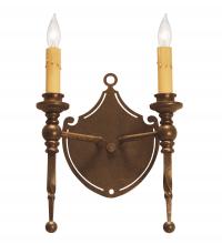 Meyda Yellow 120642 - 8" Wide Malta Crest Wall Sconce