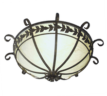 Meyda Yellow 120780 - 24" Wide Florentine Flushmount