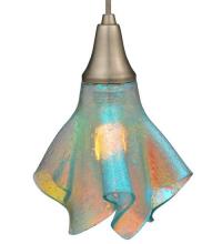 Meyda Yellow 120843 - 8" Wide Handercheif Fire and Ice Mini Pendant
