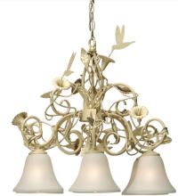 Meyda Yellow 120993 - 24" Wide Hummingbird 6 Light Chandelier