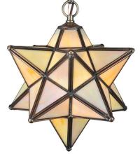 Meyda Yellow 12123 - 9" Wide Moravian Star Mini Pendant