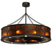 Meyda Yellow 123179 - 44"W Mission Hill Top W/Up and Downlights Chandel-Air