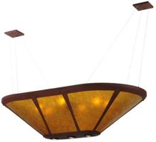 Meyda Yellow 123602 - 50" Long Sutter Oblong Inverted Pendant