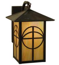 Meyda Yellow 126147 - 9"W Seneca Circle Cross Curved Arm Wall Sconce