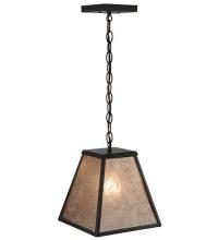 Meyda Yellow 126821 - 10"Square Mission Mini Pendant