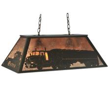 Meyda Yellow 128638 - 33"L Personalized Evan's Oblong Pendant