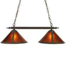 Meyda Yellow 129114 - 35" Long Sutter 2 Light Island Pendant