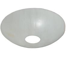 Meyda Yellow 130444 - 7"W Metro Fusion White Bent Glass Bobeche