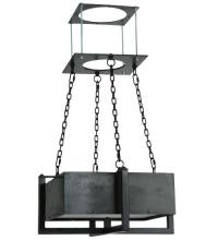 Meyda Yellow 132217 - 22"Sq Quadrato Brew Pendant