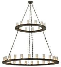 Meyda Yellow 136074 - 42"W Loxley 12 LT Chandelier