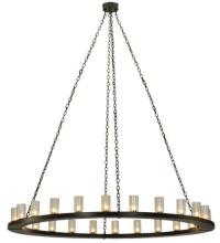 Meyda Yellow 136072 - 72"W Loxley 24 LT Chandelier