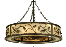 Meyda Yellow 136747 - 44.5"W Oak Leaf & Acorn Chandel-Air