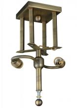 Meyda Yellow 137569 - 14"H Mission Flushmount