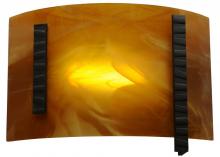 Meyda Yellow 138442 - 11.75"W Metro Fusion Park City LED Wall Sconce