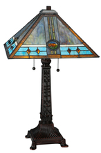 Meyda Yellow 138776 - 26"H Mission Rose Table Lamp