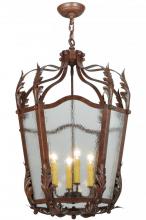 Meyda Yellow 138822 - 22"W Citadel 4 Light Pendant
