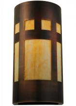 Meyda Yellow 139105 - 7" Wide Sutter Wall Sconce