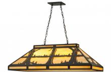 Meyda Yellow 140599 - 40"L Quiet Pond Oblong Pendant