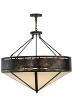 Meyda Yellow 140868 - 36" Wide Craftsman Prime Inverted Pendant