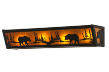 Meyda Yellow 14238 - 24"W Bear at Lake Vanity Light