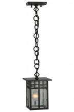 Meyda Yellow 143620 - 6"Sq Mission Hanging Lantern Mini Pendant