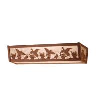 Meyda Yellow 14398 - 24" Wide Ducks in Flight Vanity Light