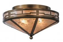 Meyda Yellow 144088 - 16"W Bungalow Valley View Flushmount