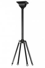 Meyda Yellow 144264 - 16"W Craftsman Brown on Brass Inverted Pendant Hardware