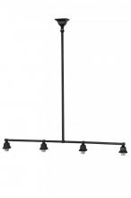 Meyda Yellow 144453 - 49"L Mission 4 LT Island Pendant Hardware