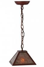 Meyda Yellow 144760 - 8"Square Mission Mini Pendant