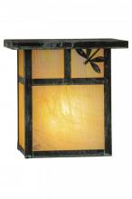 Meyda Yellow 146928 - 8"W Hyde Park T Mission Dragonfly Wall Sconce
