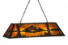 Meyda Yellow 148128 - 48" Long Mountain Range Oblong Pendant