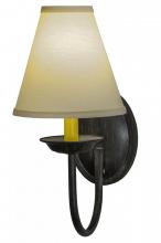 Meyda Yellow 148405 - 7"W Classic W/Fabric Shade Wall Sconce