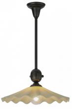 Meyda Yellow 148454 - 18" Metro Fusion Galatia Scalloped Spectrum Pendant