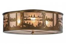 Meyda Yellow 148476 - 22"W Quiet Pond Flushmount