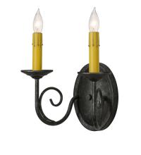 Meyda Yellow 149029 - 10" Wide Jenna 2 Light Wall Sconce
