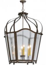 Meyda Yellow 151061 - 32"W Citadel 6 Light Pendant