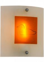 Meyda Yellow 151394 - 11" Wide Metro Fusion Loon Wall Sconce
