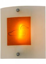 Meyda Yellow 151395 - 11"W Metro Fusion Loon Wall Sconce