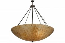 Meyda Yellow 151471 - 60"W Madison Inverted Pendant