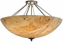 Meyda Yellow 151473 - 36"W Madison Semi-Flushmount